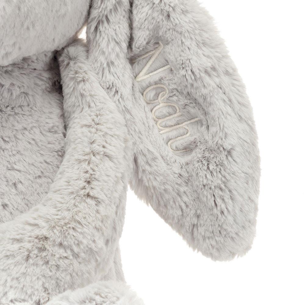 Juguetes Grandes Jellycat Personalised Bashful Silver Bunny Huge 51cm x 21cm x 12cm Gris  Ecuador |  SMYID8537