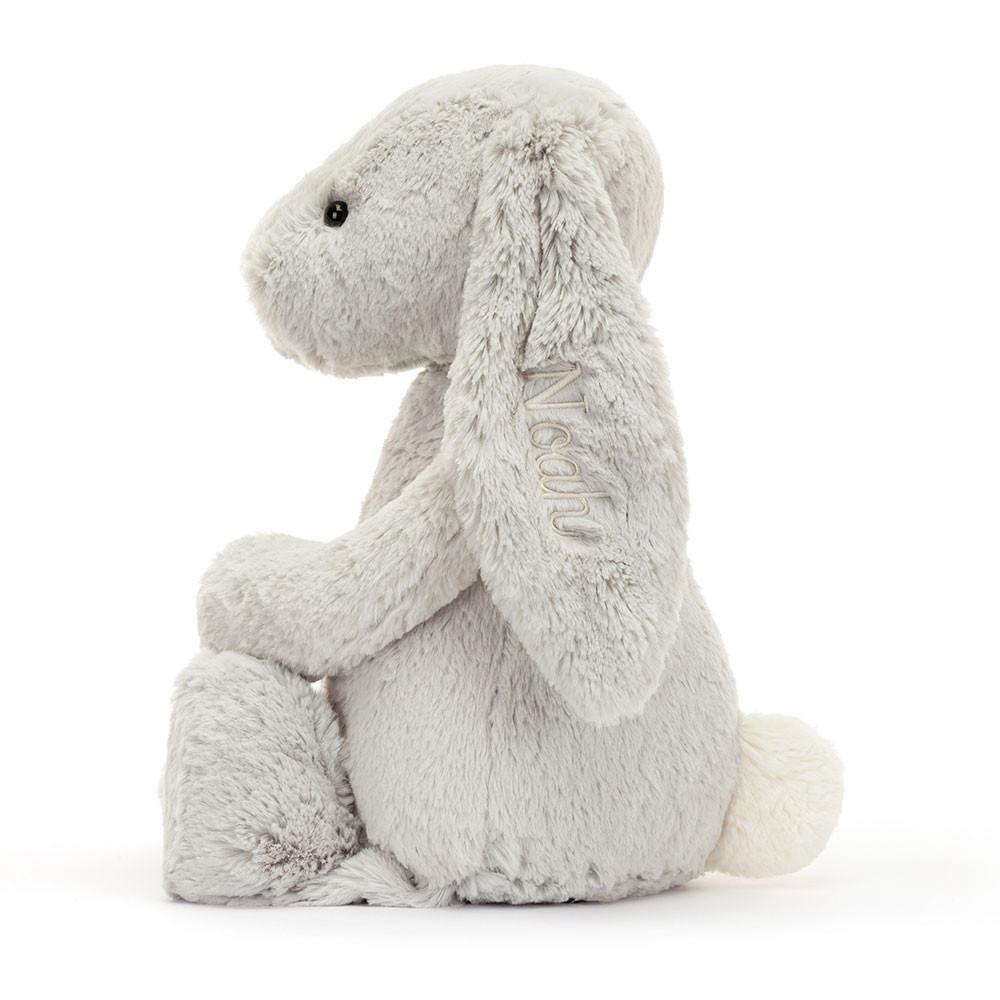 Juguetes Grandes Jellycat Personalised Bashful Silver Bunny Huge 51cm x 21cm x 12cm Gris  Ecuador |  SMYID8537