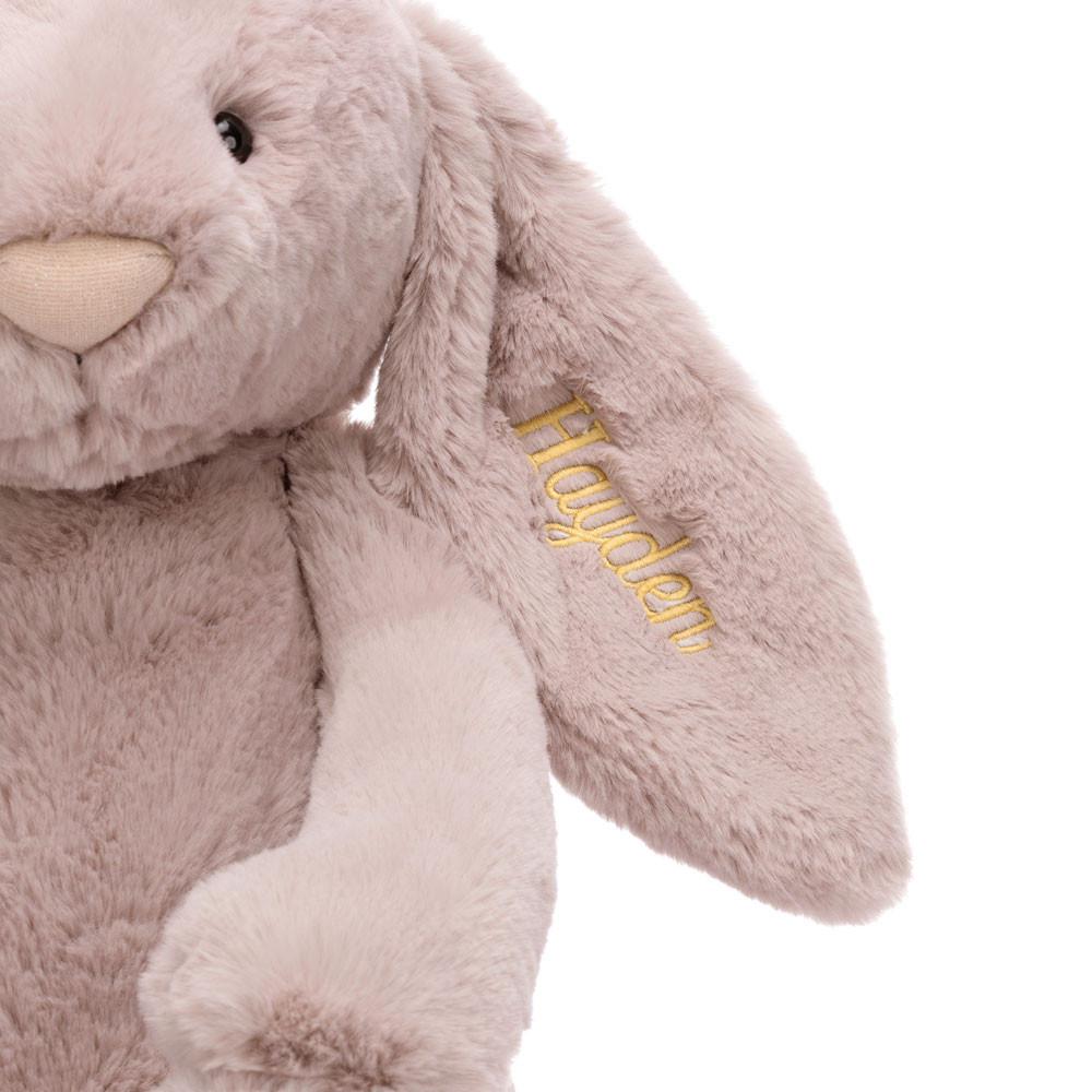 Juguetes Grandes Jellycat Personalised Bashful Luxe Bunny Rosa Huge 51cm x 21cm x 12cm Rosas  Ecuador |  CMBRN0938
