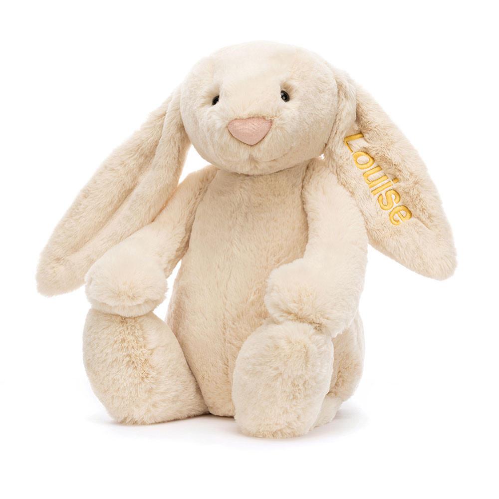 Juguetes Grandes Jellycat Personalised Bashful Luxe Bunny Willow Huge 51cm x 21cm x 12cm Beige  Ecuador |  VXPTA2197