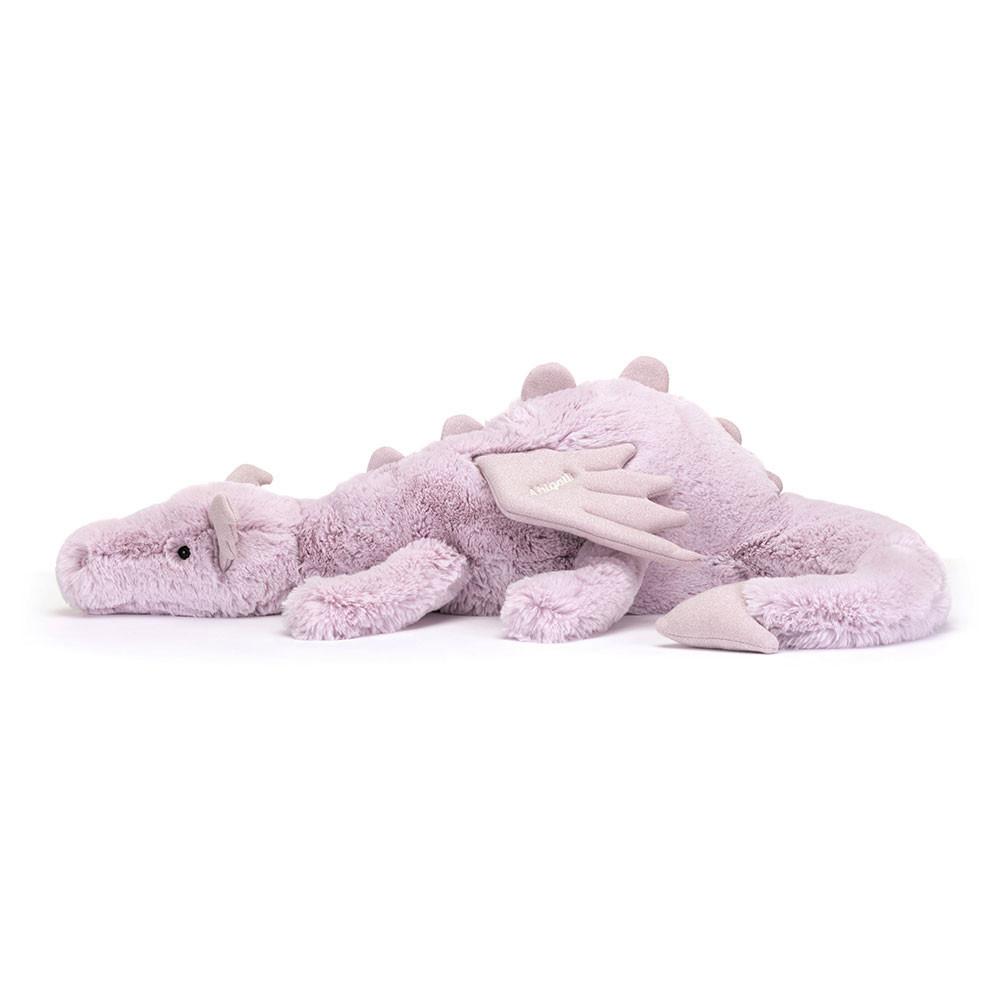Juguetes Grandes Jellycat Personalised Lavender Dragon Huge 19cm x 20cm x 66cm Moradas  Ecuador |  EPCGN7035