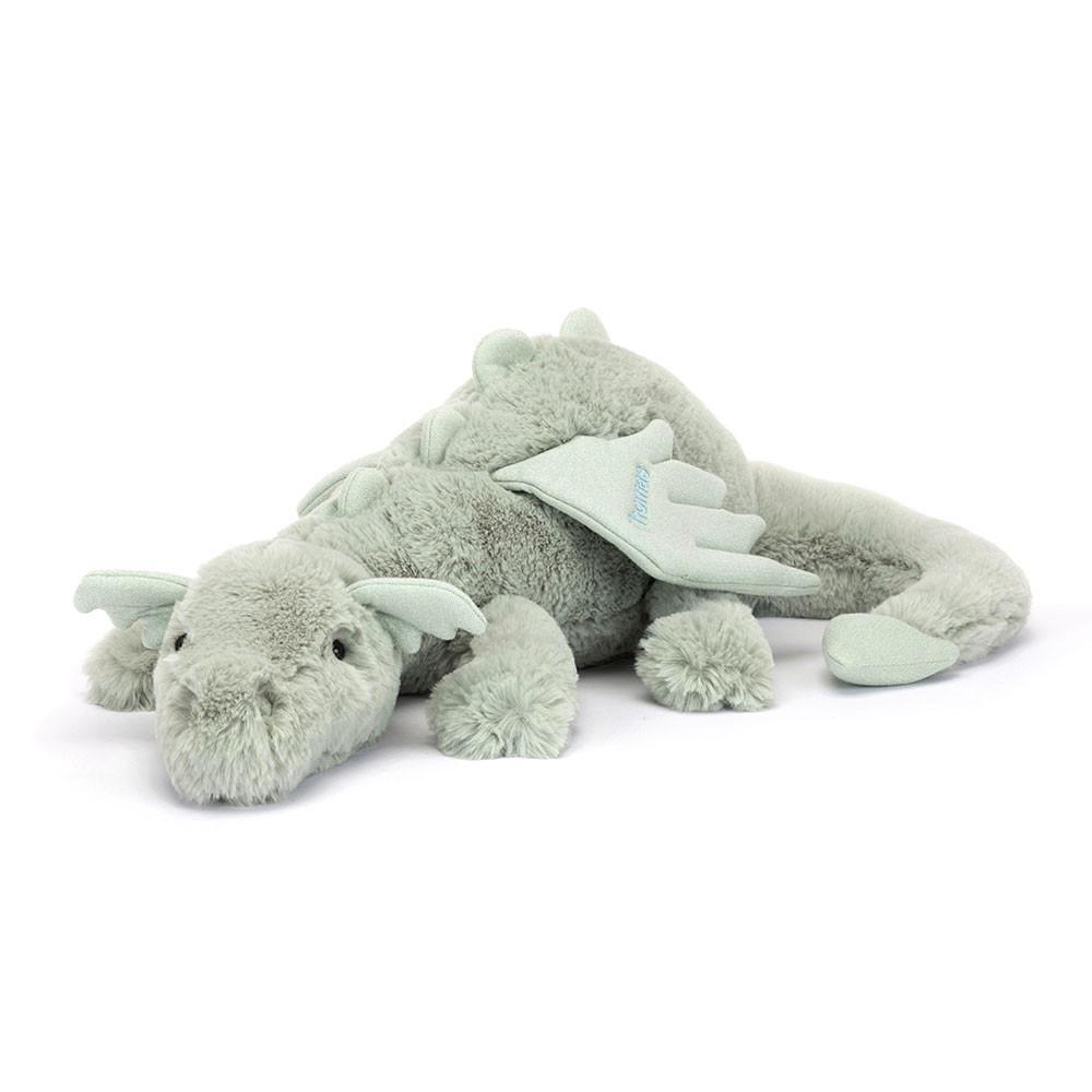 Juguetes Grandes Jellycat Personalised Sage Dragon Huge 19cm x 20cm x 66cm Verde  Ecuador |  RVNGW6792