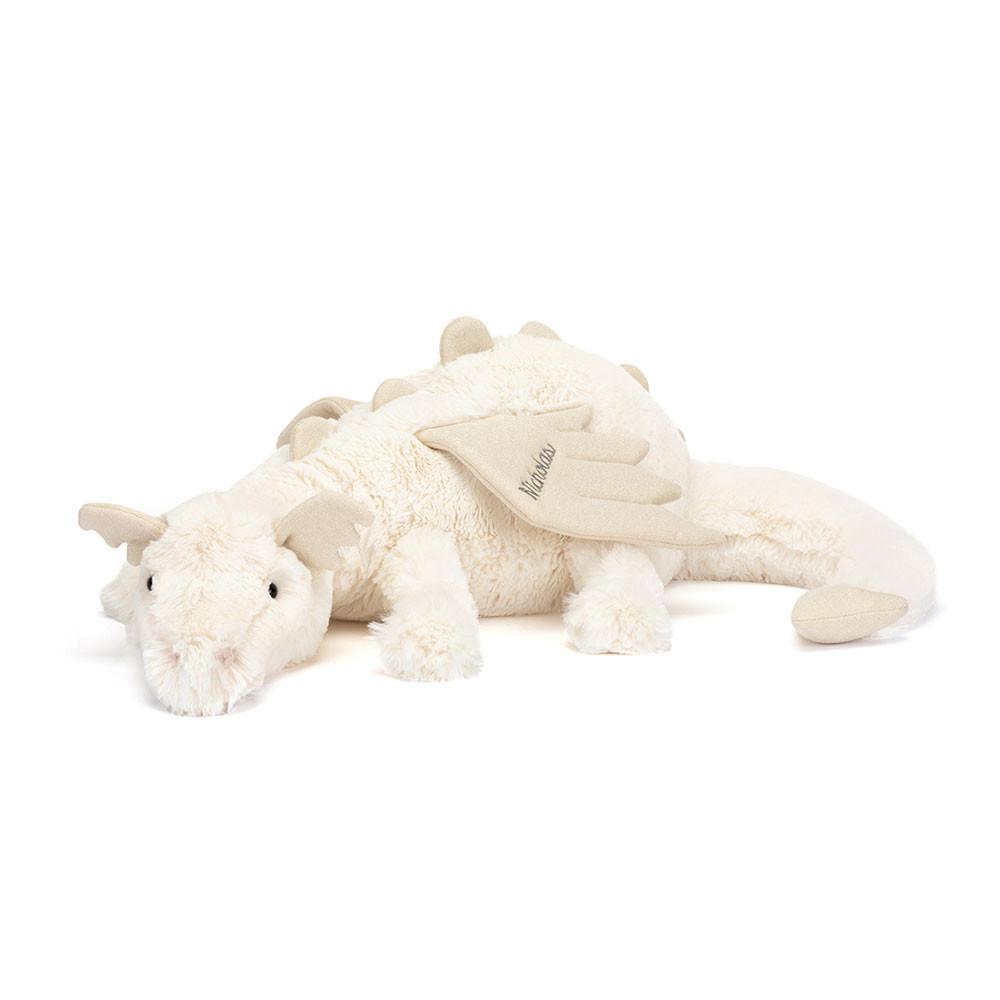 Juguetes Grandes Jellycat Personalised Snow Dragon Huge 19cm x 20cm x 66cm Blancas  Ecuador |  DNQUG2317