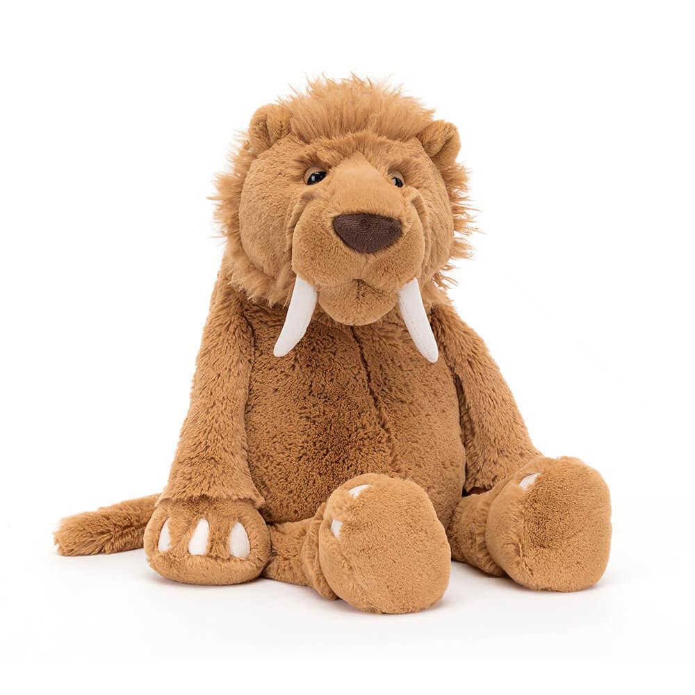 Juguetes Grandes Jellycat Stellan Sabre Tooth Tiger 49cm x 17cm x 16cm Marrones  Ecuador |  EAMRX2879