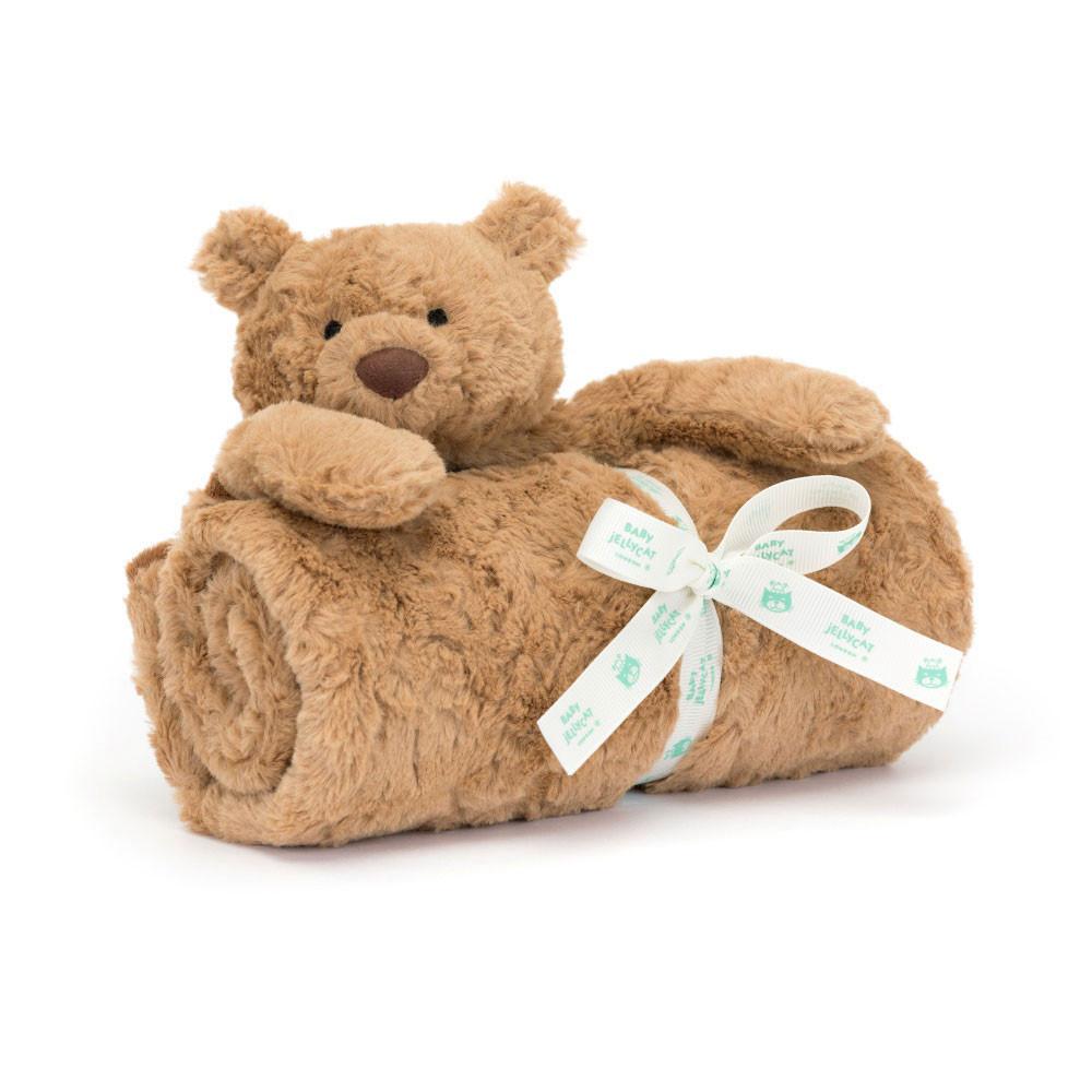Mantas, Edredones Jellycat Bartholomew Bear Blankie 56cm x 70cm x 9cm Marrones  Ecuador |  WQLVG2398
