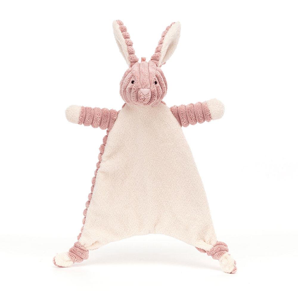 Mantas, Edredones Jellycat Cordy Roy Baby Bunny Comforter 25cm x 18cm x 8cm Rosas  Ecuador |  JHFBK0492