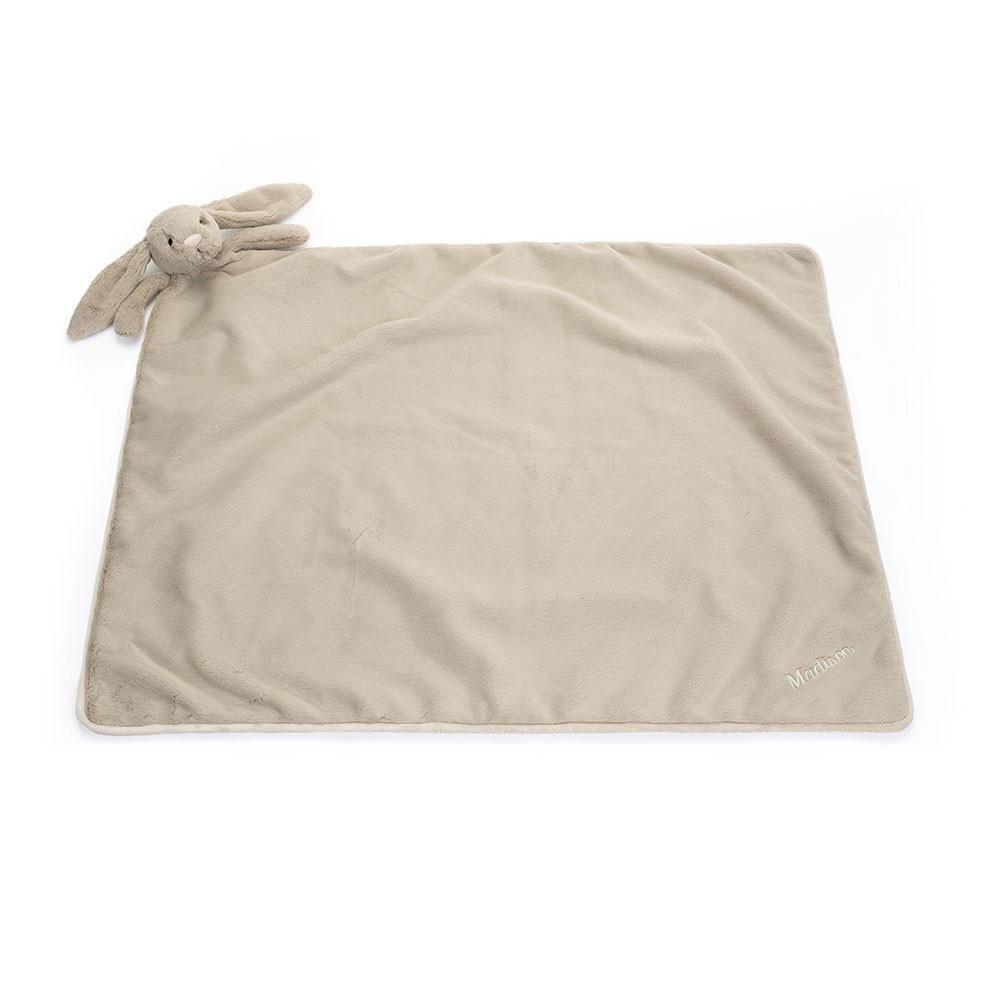 Mantas, Edredones Jellycat Personalised Bashful Bunny Blankie 56cm x 70cm x 9cm Beige  Ecuador |  YFDGN0483