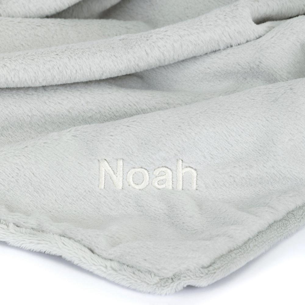 Mantas, Edredones Jellycat Personalised Bashful Silver Bunny Blankie 56cm x 70cm x 9cm Gris  Ecuador |  PSGUA6587