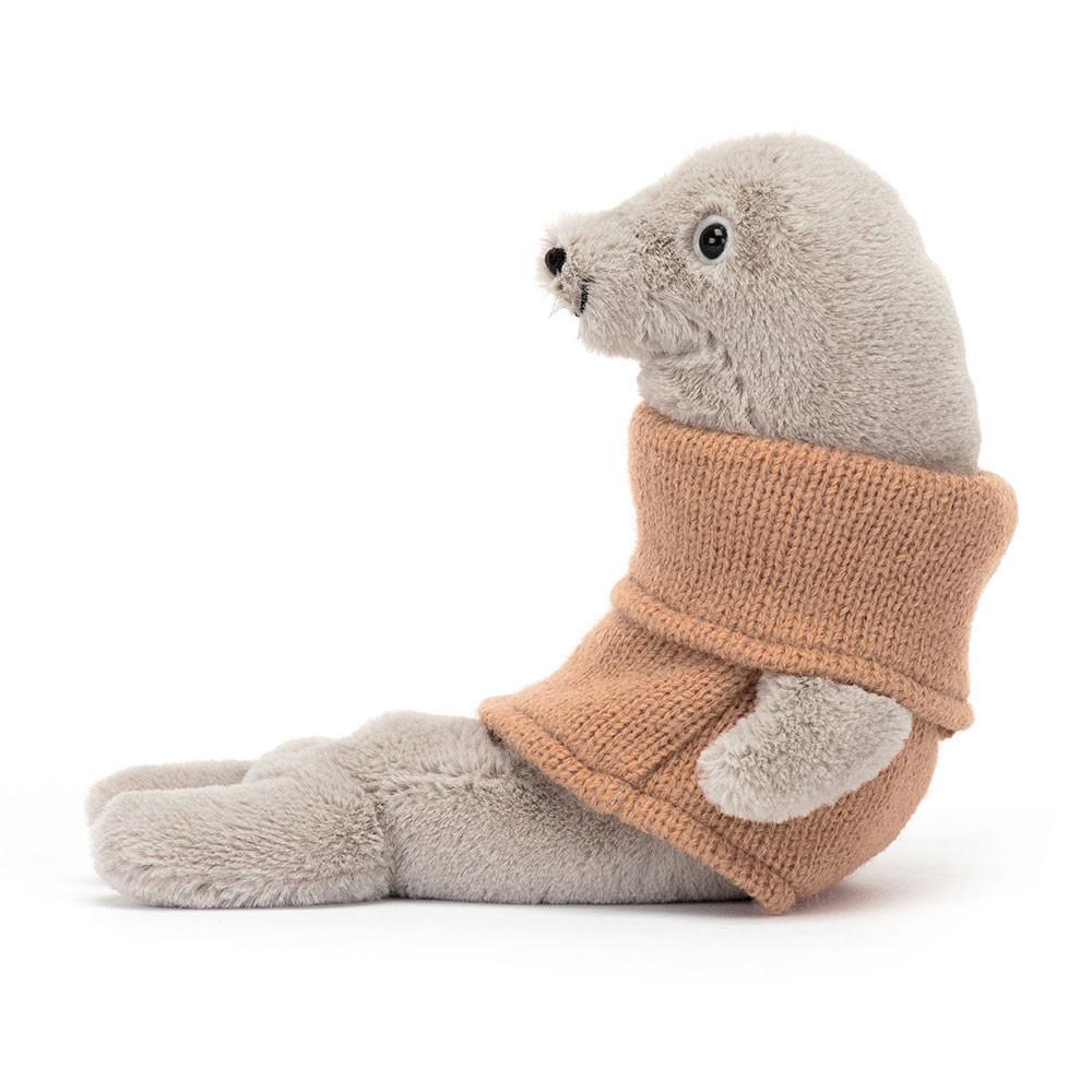 Océano Jellycat Cozy Crew Seal 14cm x 5cm x 13cm Beige  Ecuador |  VUFTZ9386