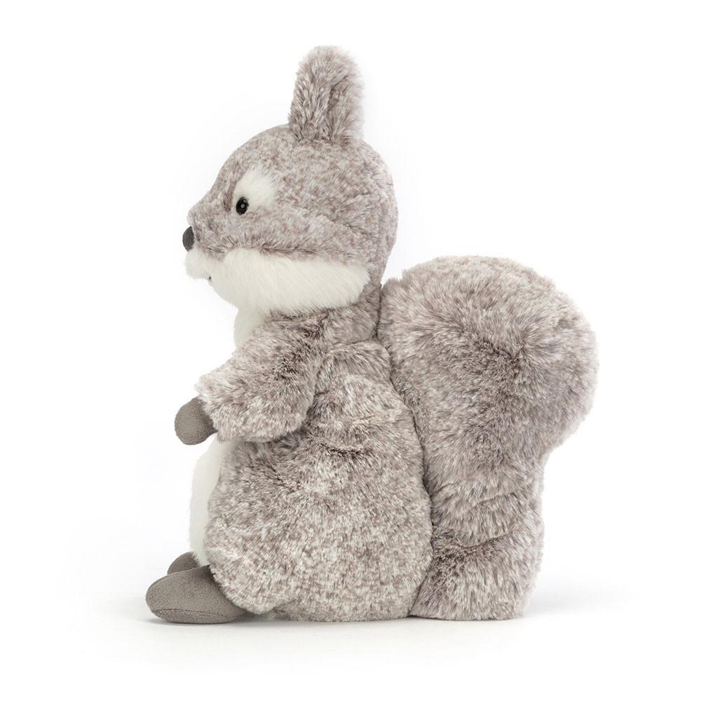 Peluche De Fauna Del Bosque Jellycat Ambrosie Squirrel 22cm x 11cm x 9cm Gris  Ecuador |  FIMGR5439