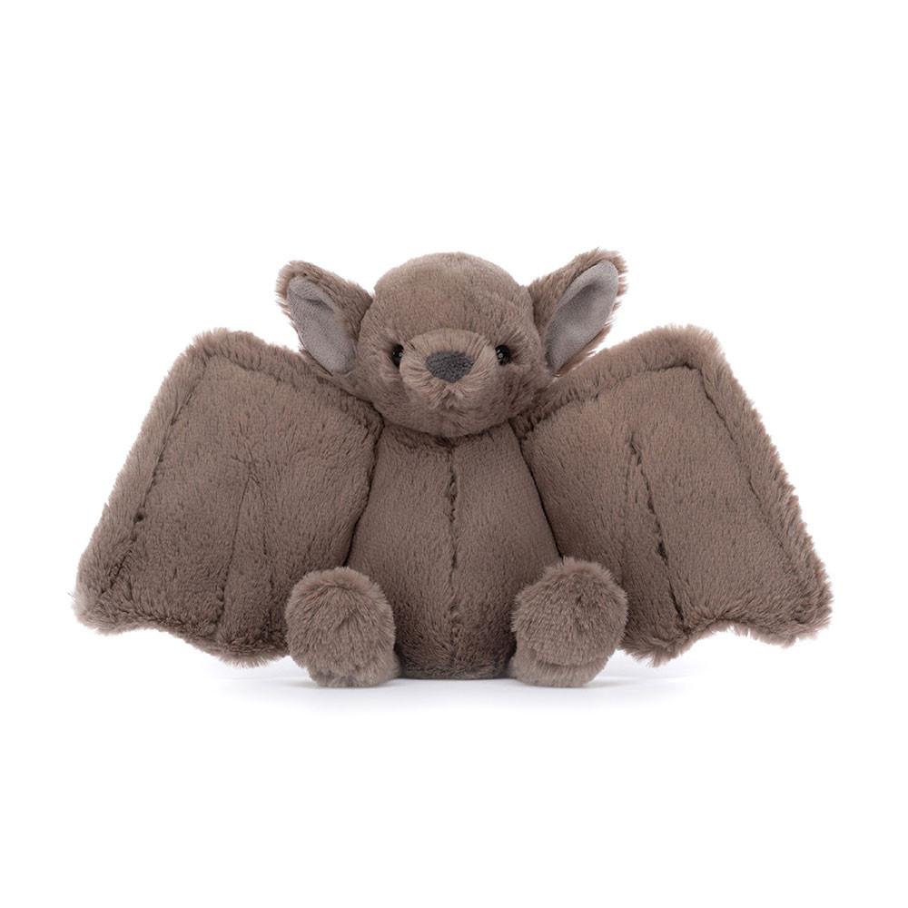 Peluche De Fauna Del Bosque Jellycat Bashful Bat 18cm x 9cm x 8cm Negras  Ecuador |  FWJVZ5038