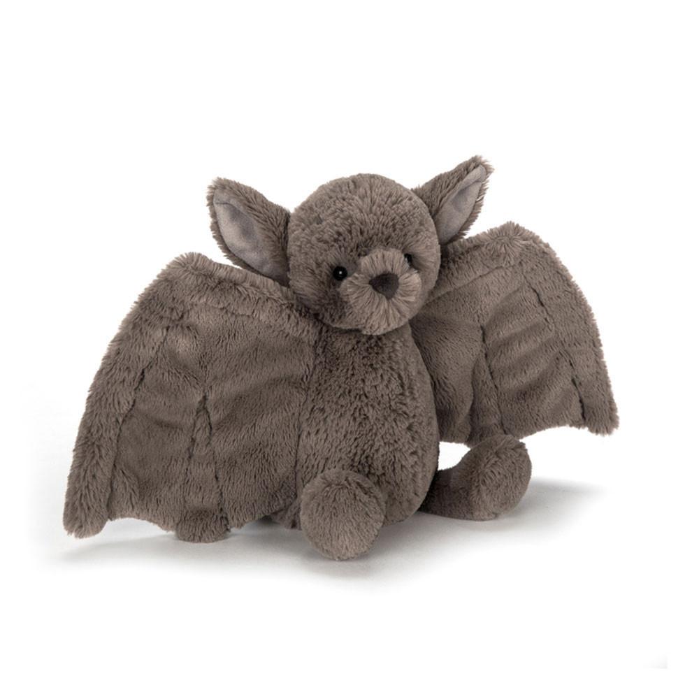 Peluche De Fauna Del Bosque Jellycat Bashful Bat 18cm x 9cm x 8cm Negras  Ecuador |  FWJVZ5038