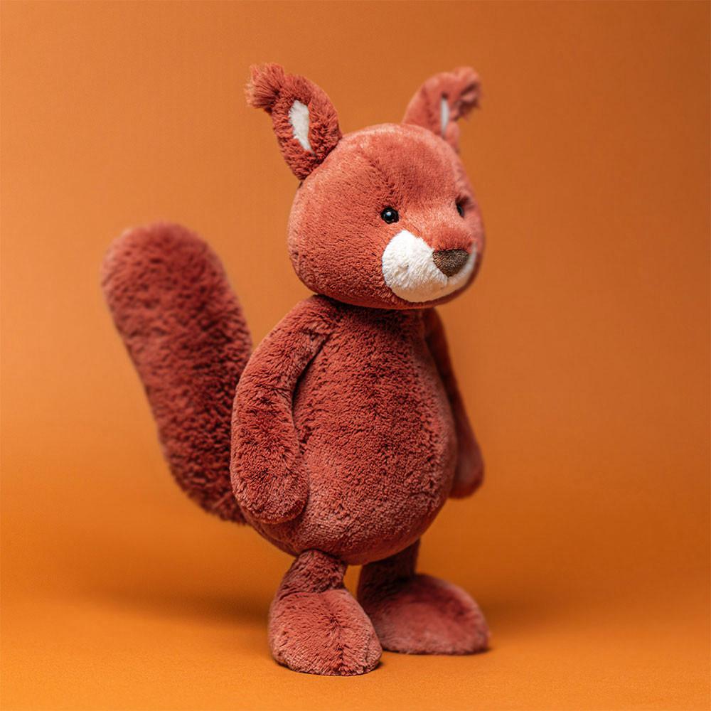Peluche De Fauna Del Bosque Jellycat Bashful Squirrel 31cm x 12cm x 9cm Rojas  Ecuador |  PTYSU5934