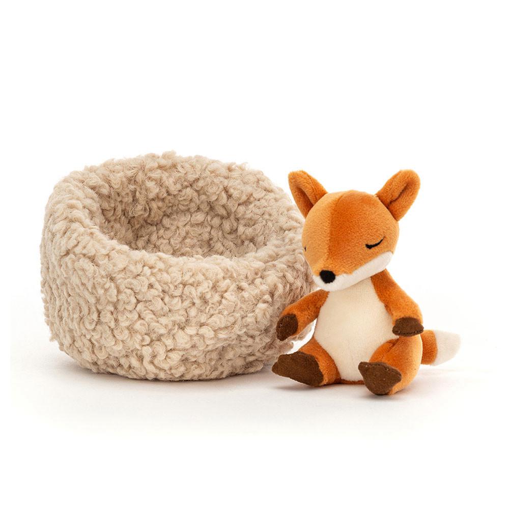 Peluche De Fauna Del Bosque Jellycat Hibernating Fox 9cm x 13cm x 13cm Naranjas  Ecuador |  WDYIR4528