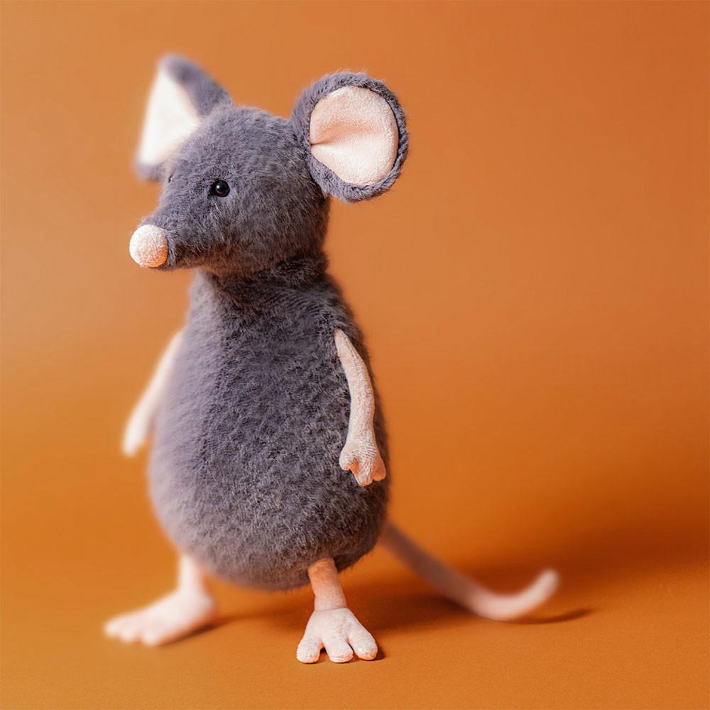 Peluche De Fauna Del Bosque Jellycat Lachlan Sad Rat 27cm x 12cm x 12cm Gris  Ecuador |  VRZYX0983