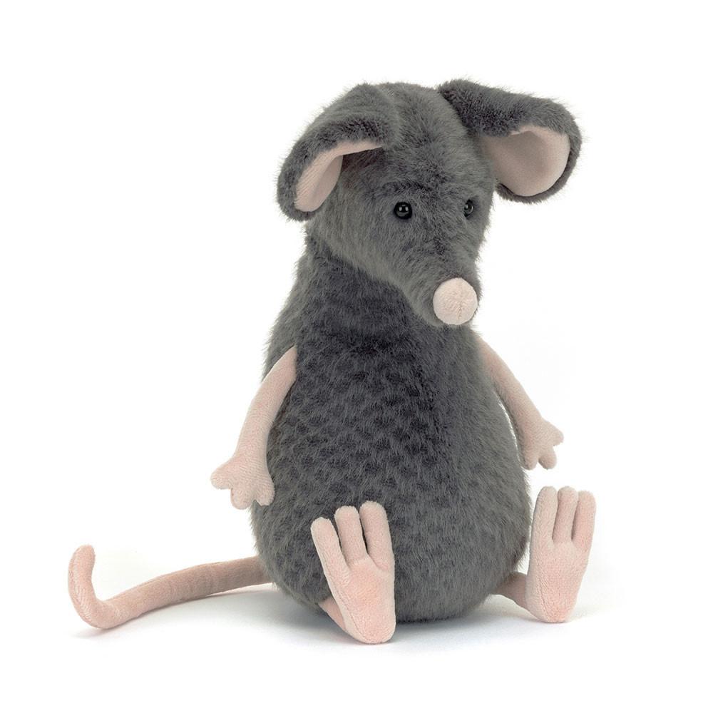 Peluche De Fauna Del Bosque Jellycat Lachlan Sad Rat 27cm x 12cm x 12cm Gris  Ecuador |  VRZYX0983