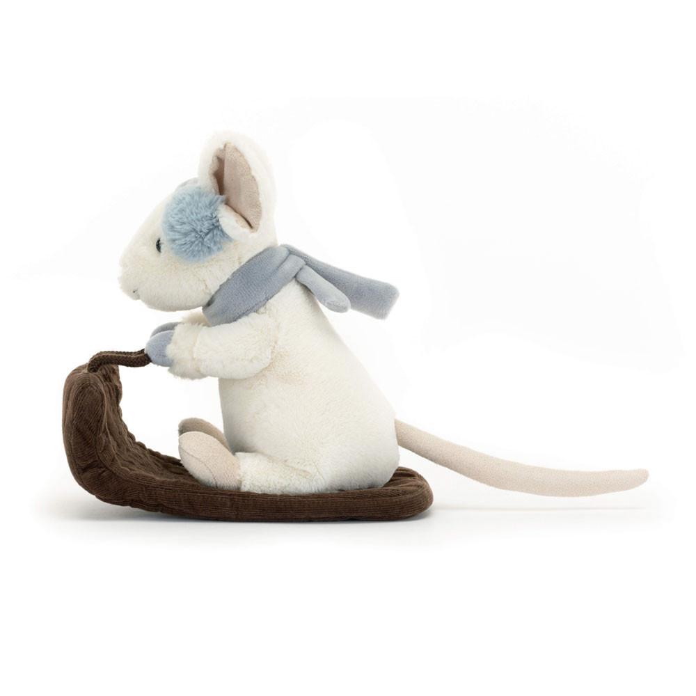 Peluche De Fauna Del Bosque Jellycat Merry Mouse Sleighing 18cm x 11cm x 17cm Blancas  Ecuador |  GPZAE4618