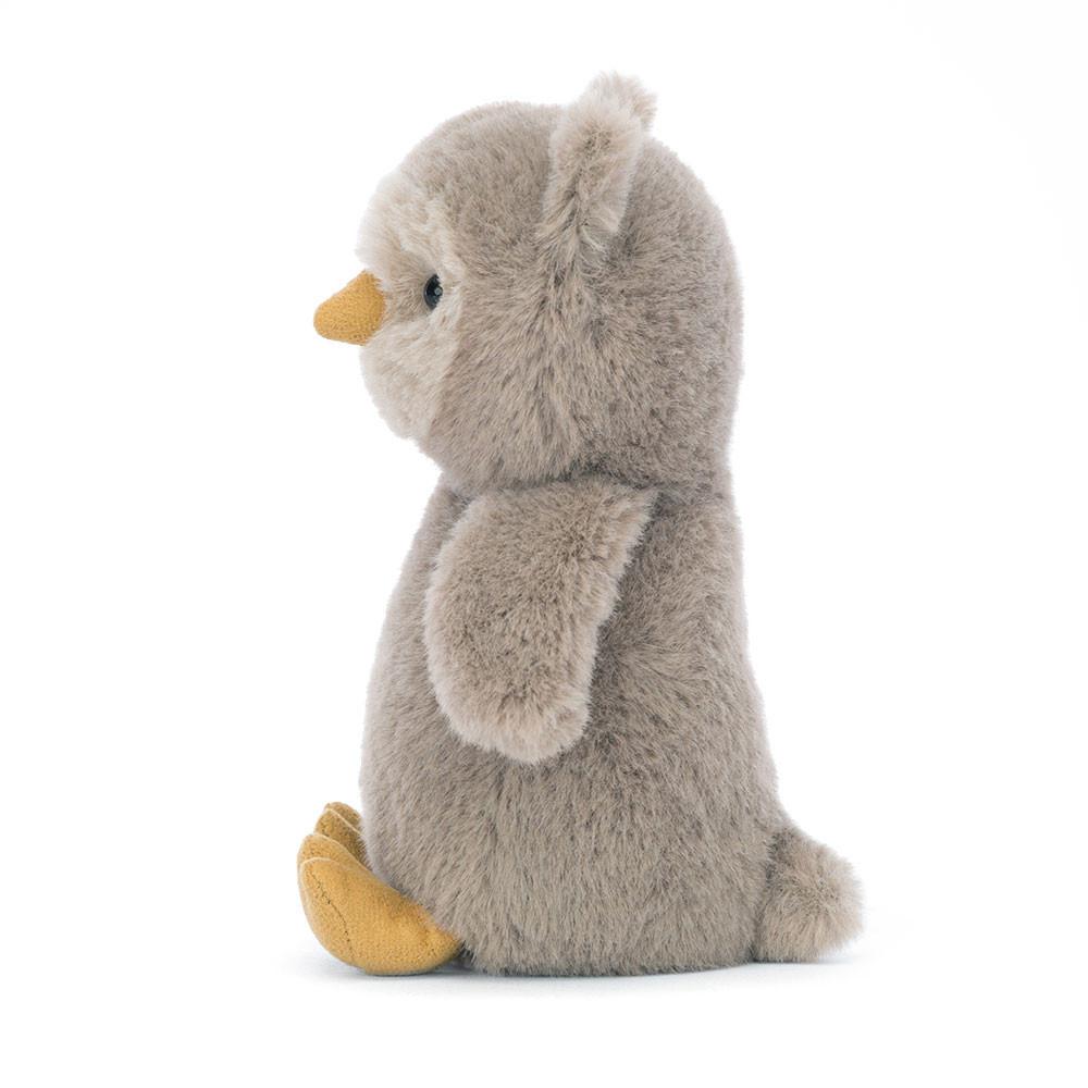 Peluche De Fauna Del Bosque Jellycat Nippit Owl 14cm x 7cm x 6cm Gris  Ecuador |  VTXHY0753