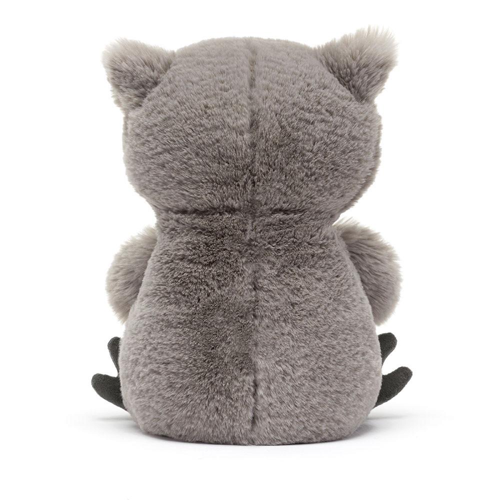 Peluche De Fauna Del Bosque Jellycat Snoozling Owl 28cm x 14cm x 10cm Gris  Ecuador |  CUFJY6851