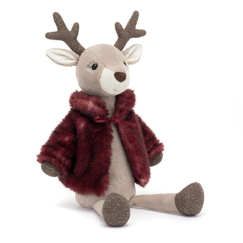Peluche De Fauna Del Bosque Jellycat Vivien Reindeer 46cm x 11cm x 11cm Beige  Ecuador |  ONEMQ2156