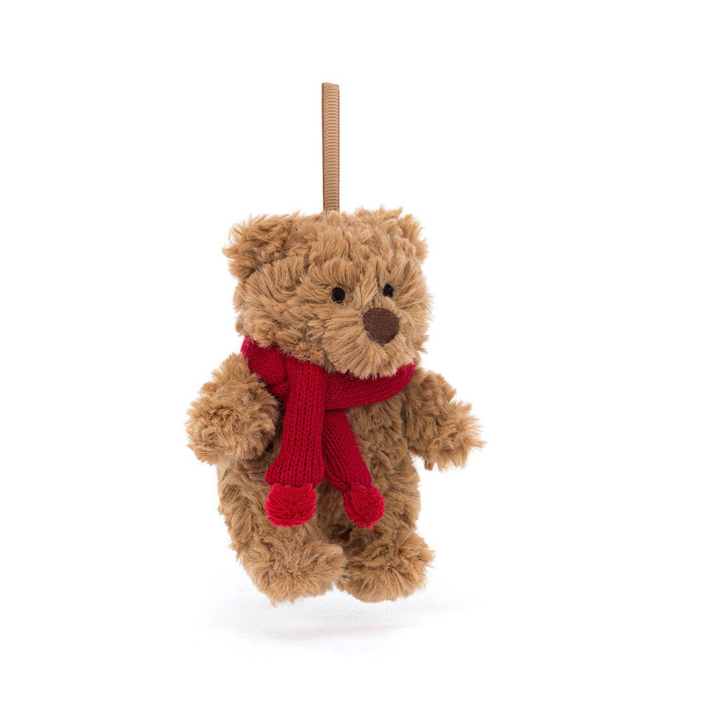 Peluche De Oso Jellycat Bartholomew Bear Decoration 12cm x 6cm x 5cm Marrones  Ecuador |  YTRKI8097