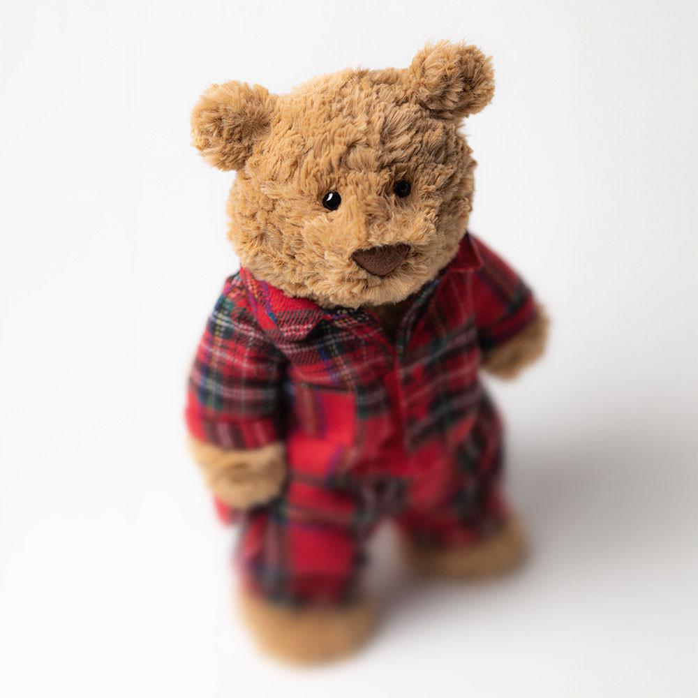 Peluche De Oso Jellycat Bartholomew Bear Bedtime 26cm x 12cm x 8cm Marrones  Ecuador |  ZTNVY9715