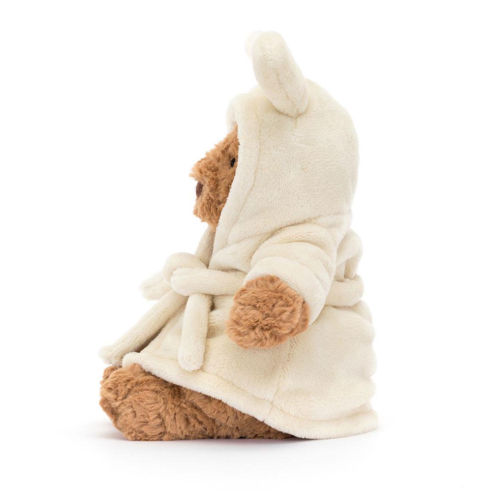 Peluche De Oso Jellycat Bartholomew Bear Bathrobe 26cm x 12cm x 8cm Marrones  Ecuador |  NVBZX6375