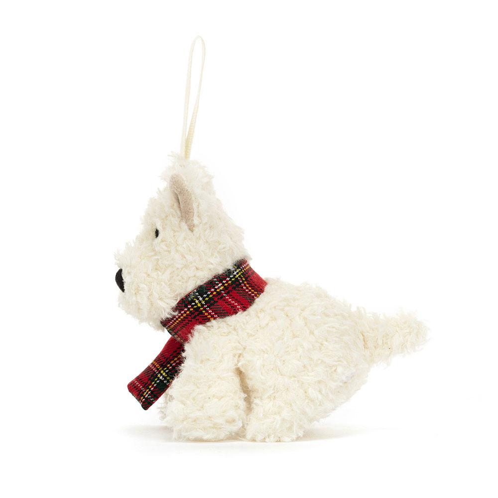 Peluche De Oso Jellycat Munro Scottie Dog Decoration 11cm x 6cm x 5cm Blancas  Ecuador |  KXFPG7450