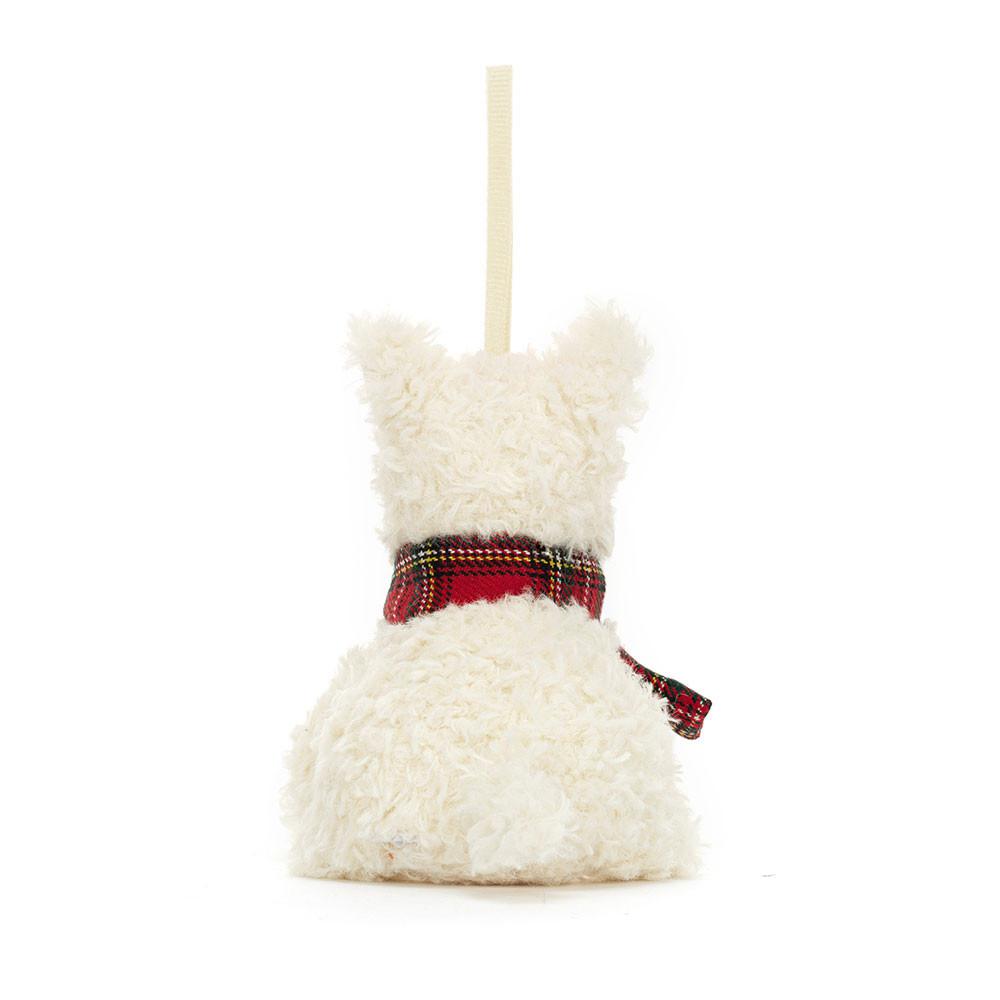 Peluche De Oso Jellycat Munro Scottie Dog Decoration 11cm x 6cm x 5cm Blancas  Ecuador |  KXFPG7450