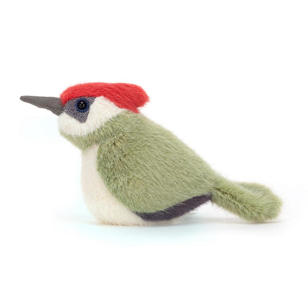 Peluches Para Pájaros Jellycat Birdling Woodpecker 10cm x 7cm x 9cm Verde  Ecuador |  ABRZV5372