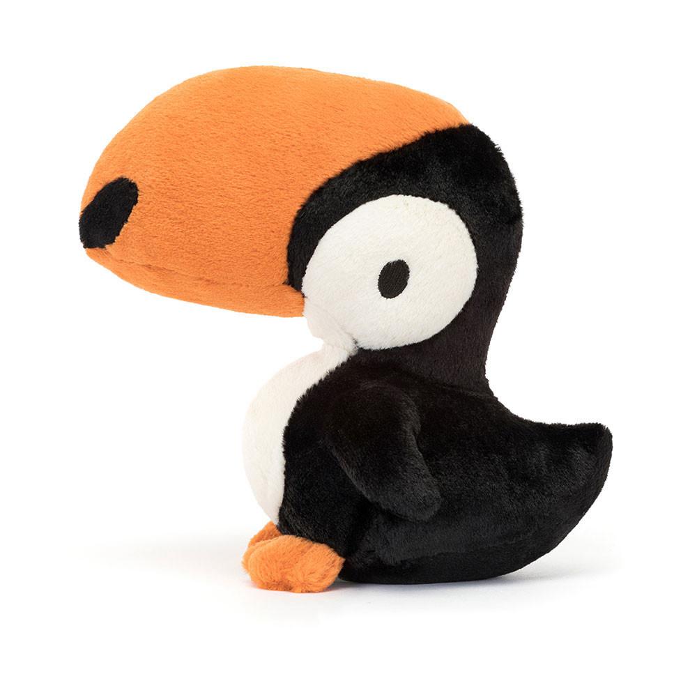 Peluches Para Pájaros Jellycat Bodacious Beak Toucan 22cm x 10cm x 13cm Negras  Ecuador |  ELUFP3201