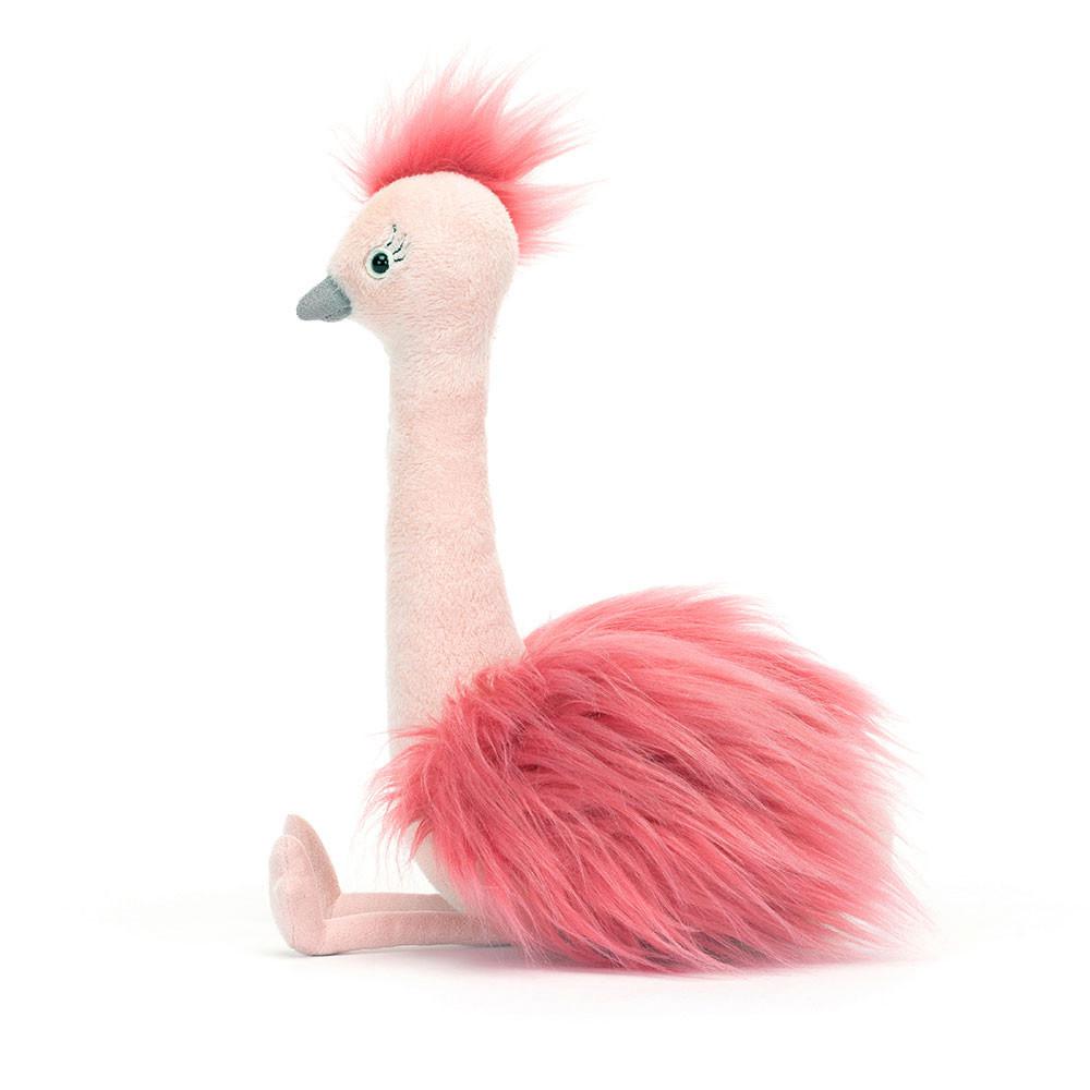 Peluches Para Pájaros Jellycat Fou Fou Ostrich 31cm x 14cm x 15cm Rosas  Ecuador |  DCOZF5982