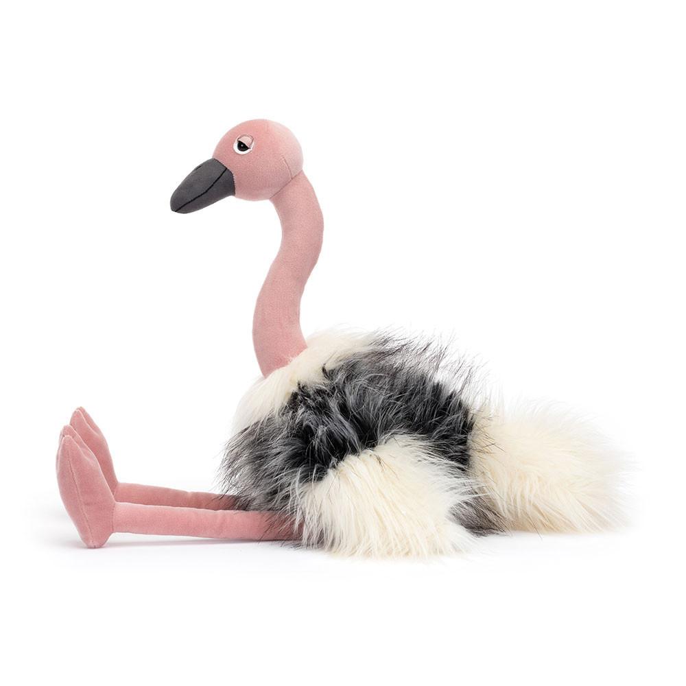 Peluches Para Pájaros Jellycat Ramonda Ostrich 55cm x 15cm x 15cm Rosas  Ecuador |  KPOVC2597