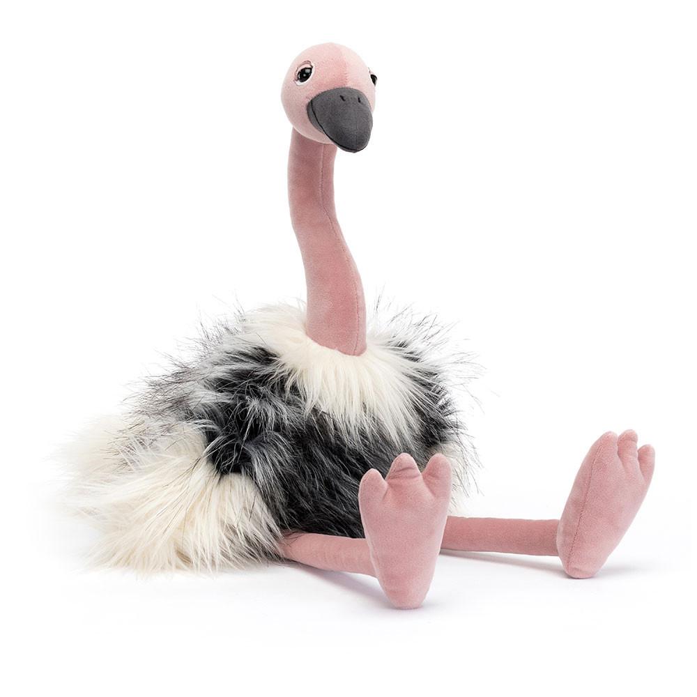 Peluches Para Pájaros Jellycat Ramonda Ostrich 55cm x 15cm x 15cm Rosas  Ecuador |  KPOVC2597