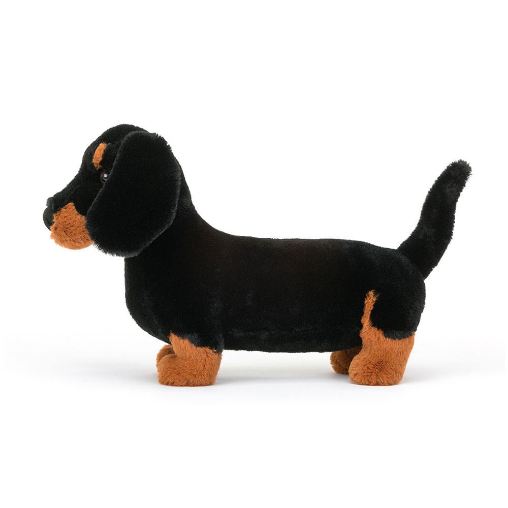Perros Jellycat Freddie Sausage Dog 7.5in x 3.5in x 11.4in Negras  Ecuador |  JHQGT1685