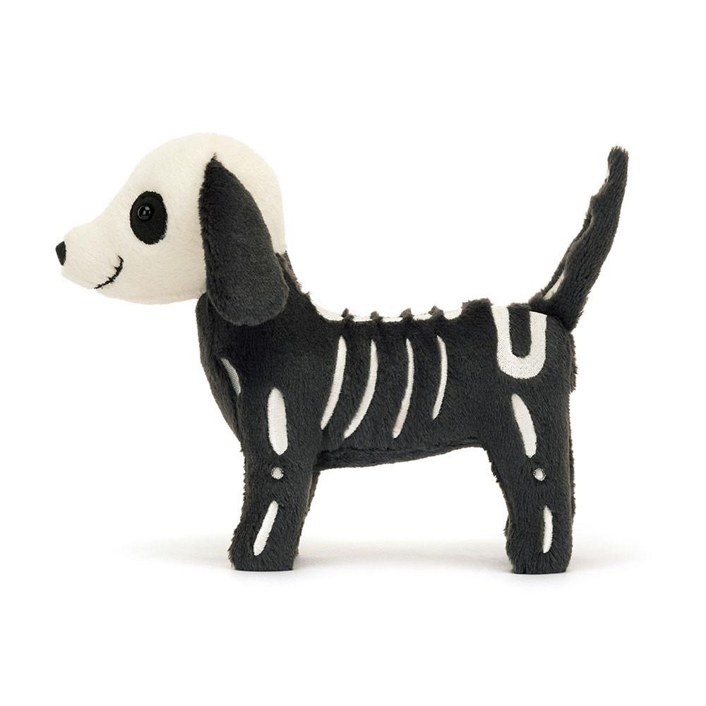 Perros Jellycat Skeledog Dan 6.3in x 2.4in x 8.7in Negras  Ecuador |  GINPO9065