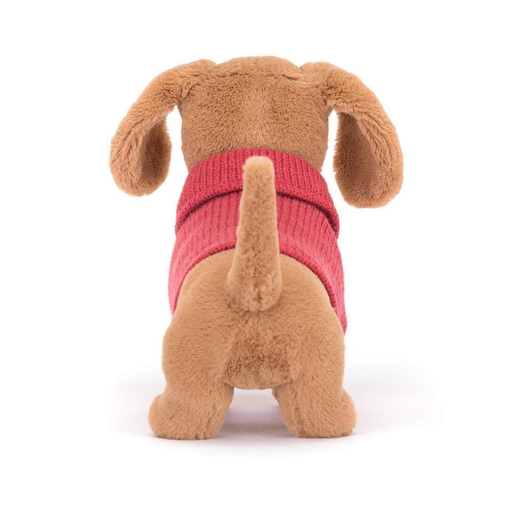 Perros Jellycat Sweater Sausage Dog 6.3in x 2.8in x 9.4in Marrones  Ecuador |  ZSXUN3940