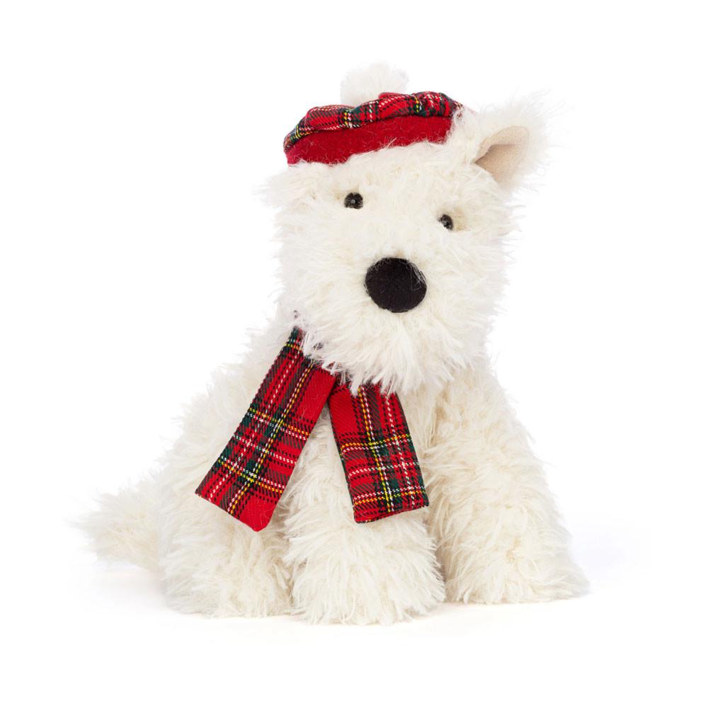 Perros Jellycat Winter Warmer Munro Scottie Dog 8.3in x 4.7in x 5.9in Blancas  Ecuador |  AGOLM8204