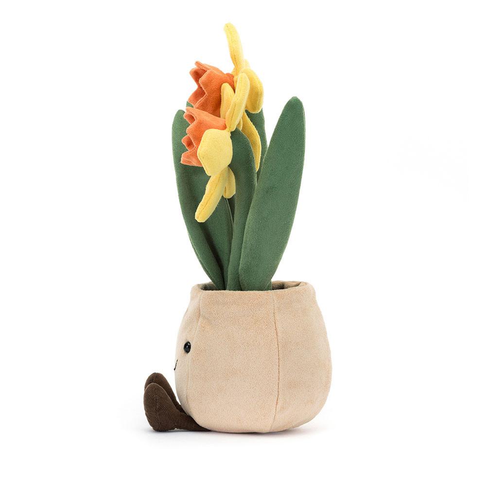 Plant Jellycat Amuseables Daffodil Pot 29cm x 11cm x 11cm Amarillo  Ecuador |  IEMNT5891