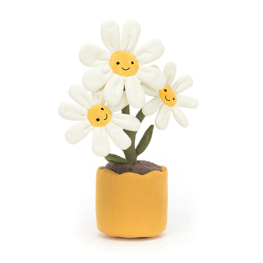 Plant Jellycat Amuseables Daisy 34cm x 11cm x 11cm Blancas  Ecuador |  ITVPM6143