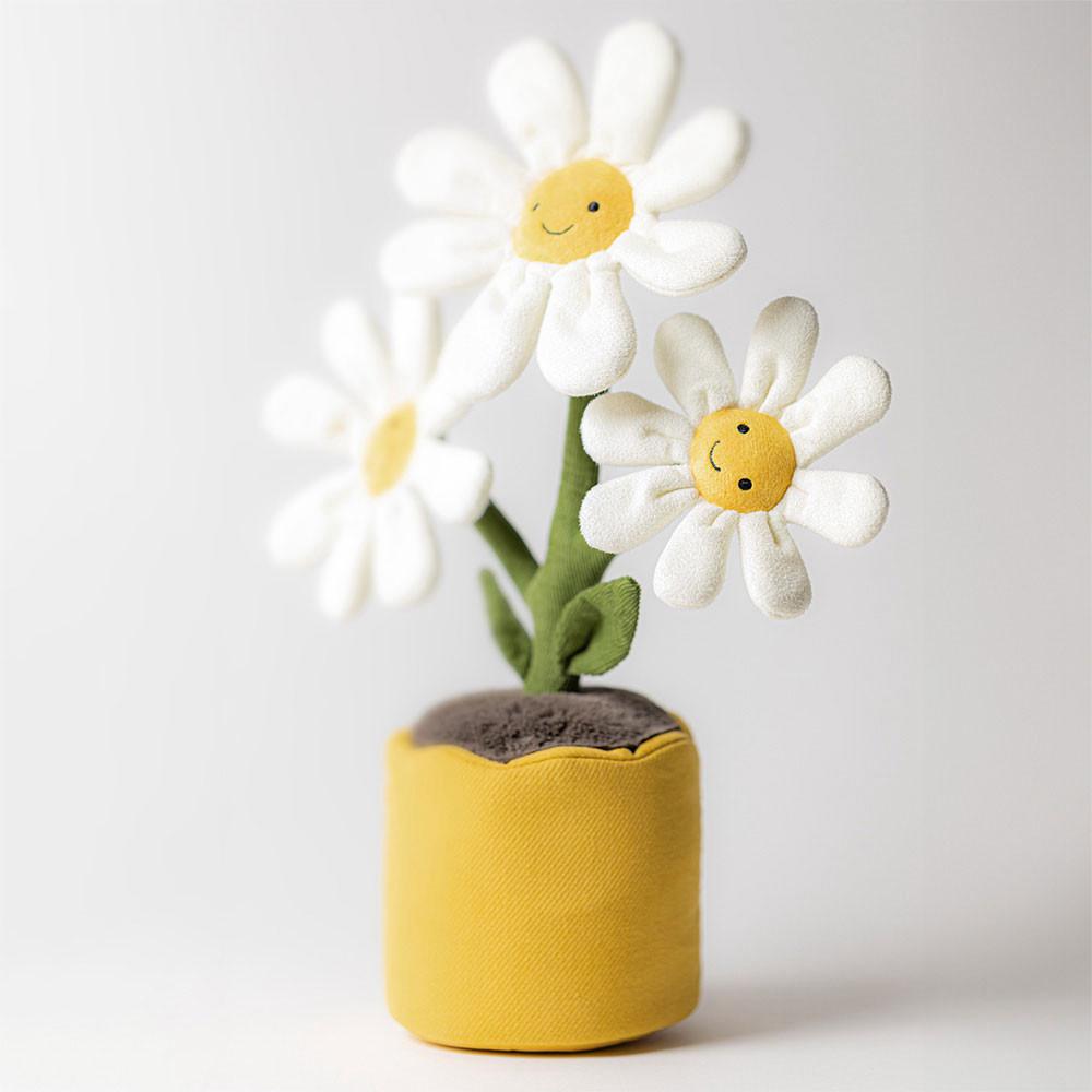 Plants Jellycat Amuseables Daisy 34cm x 11cm x 11cm Blancas  Ecuador |  DVYLJ4385