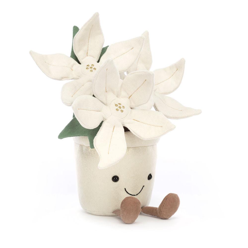 Plants Jellycat Amuseables Gold Poinsettia 25cm x 10cm x 10cm Blancas  Ecuador |  LXGCA7036