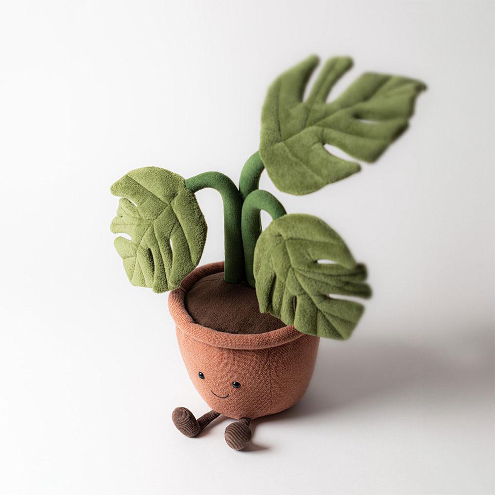 Plants Jellycat Amuseables Monstera Plant 43cm x 15cm x 14cm Verde  Ecuador |  KUBPE1506