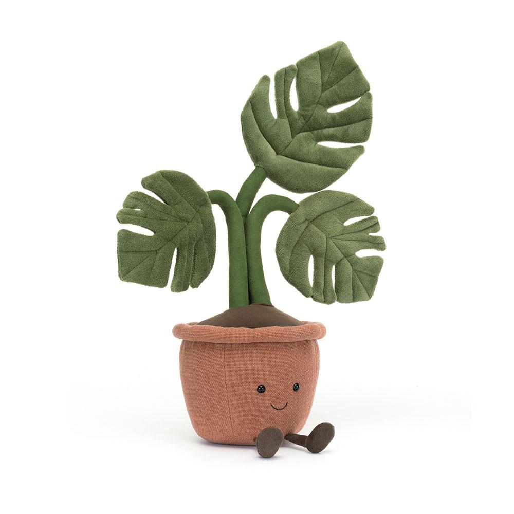 Plants Jellycat Amuseables Monstera Plant 43cm x 15cm x 14cm Verde  Ecuador |  KUBPE1506