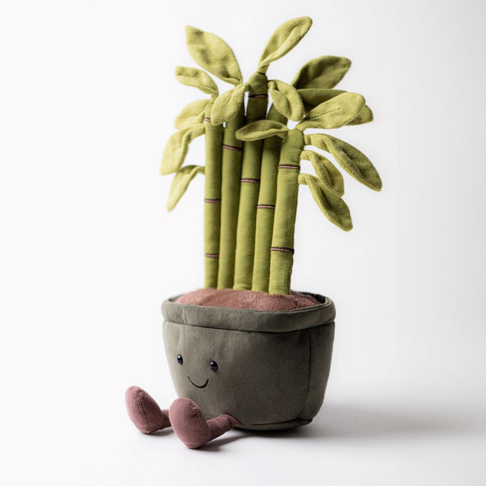 Plants Jellycat Amuseables Potted Bamboo 31cm x 12cm x 7cm Verde  Ecuador |  RWIVE2756