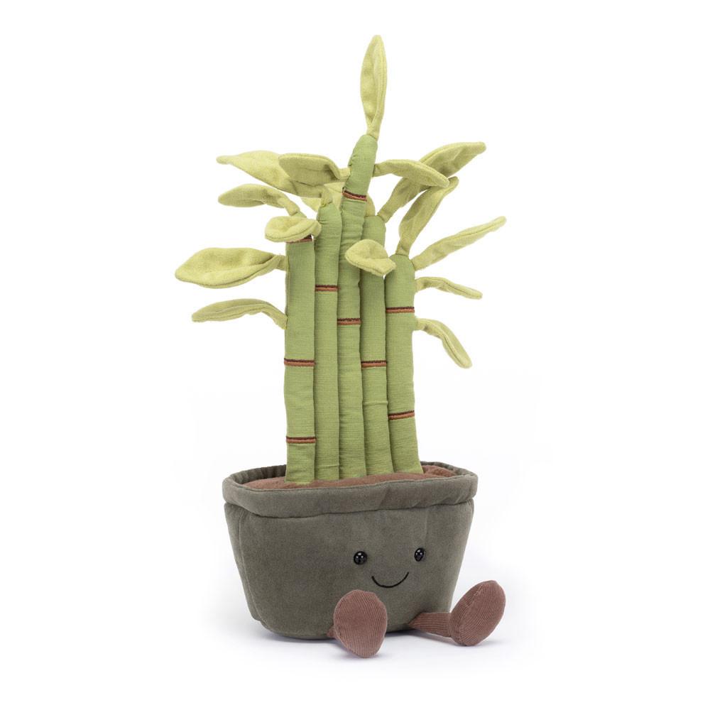 Plants Jellycat Amuseables Potted Bamboo 31cm x 12cm x 7cm Verde  Ecuador |  RWIVE2756
