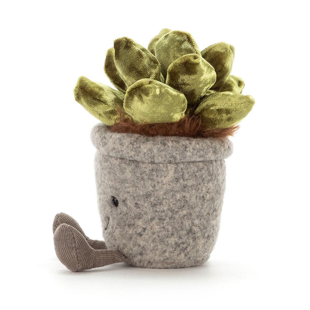 Plants Jellycat Amuseables Silly Succulent Jade 15cm x 7cm x 6cm Verde  Ecuador |  SBFLU5308
