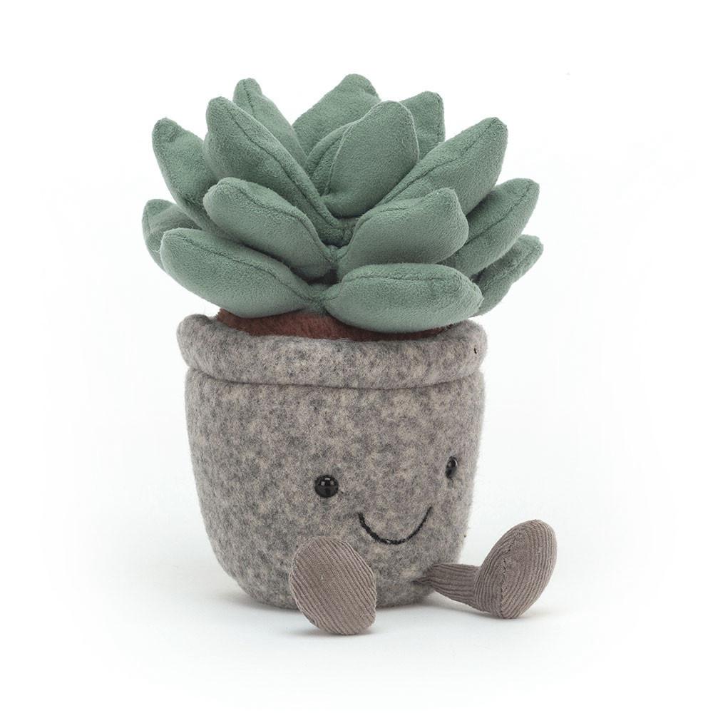Plants Jellycat Amuseables Silly Succulent Azulita 16cm x 7cm x 6cm Verde  Ecuador |  SFNUE6758