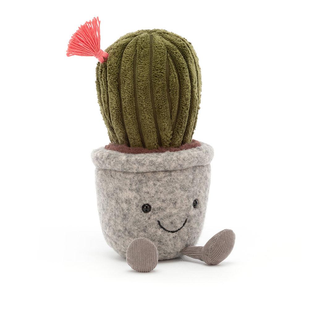 Plants Jellycat Amuseables Silly Succulent Barrel Cactus 19cm x 7cm x 7cm Verde  Ecuador |  UHEKA5396