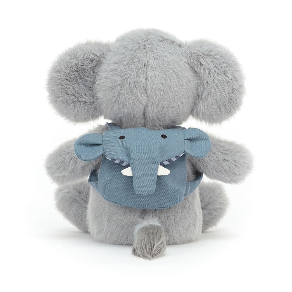 Selva Y Safari Jellycat Backpack Elephant 22cm x 9cm x 8cm Gris  Ecuador |  XSPTJ6237